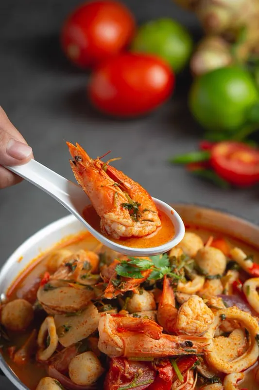 Selected dish preview